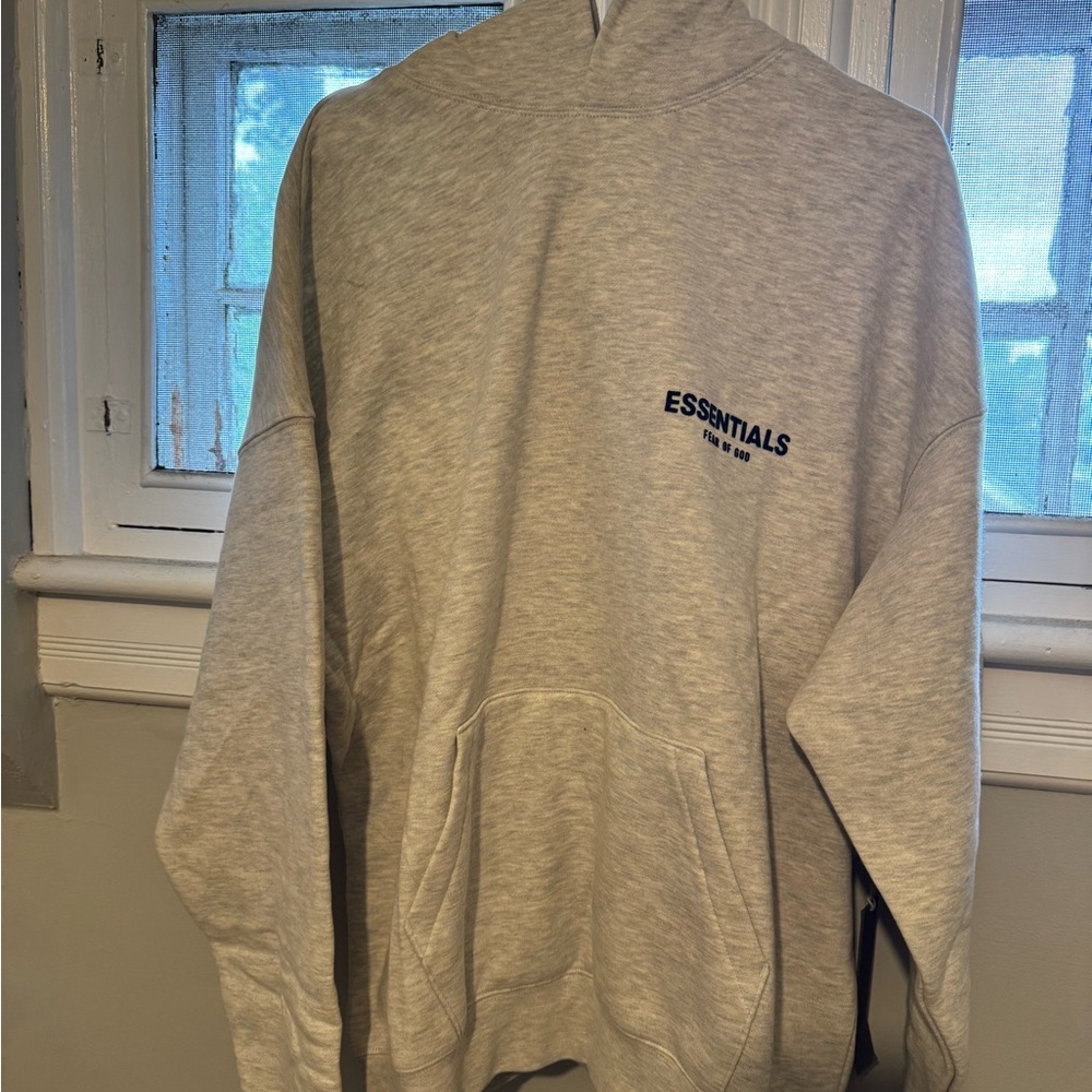 Essentials Light Oatmeal Hoodie